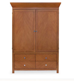 Goede prijs De partij zette Tribune Alleen Kast, Koning/Koningin Dark Brown Wardrobe For vijfsterrenhotel op online