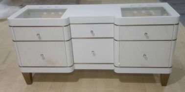 Goede prijs Wit de Opslagkabinet van de Kleuren Eiken Badkamers met Laden, de Bovenkant van de Kwartssteen online