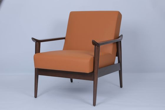 Goede prijs Vintage Hospitality Lounge Stoelen Eiken Brandde Oranje Armstoel online