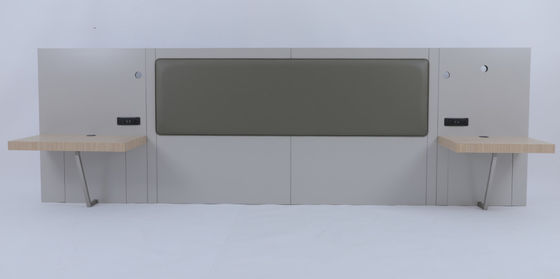 Goede prijs Luxe Hilton Gaeden Inn Hotel Bedroom Meubelen Modern King Hoofdstuk met aanhangsel nachtkastjes online