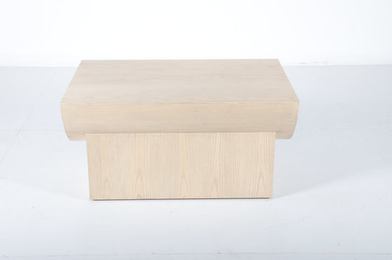 Goede prijs Op maat gemaakte Wabi-Sabi Luxe Hotel Slaapkamer Boogrand Massivhouten Zijde Tafel online