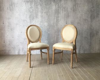 Goede prijs Franse van het het kader antieke huwelijk van het stijl eiken hout stapelbare louis stoel online