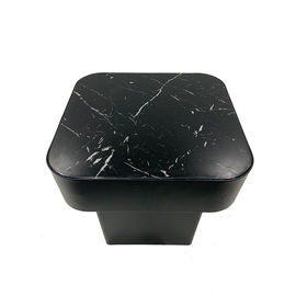 Goede prijs koffietafel van het het ijzerkader van het luxe de nieuwe ontwerp moderne zwarte marmeren hoogste zwarte voor het huismeubilair online