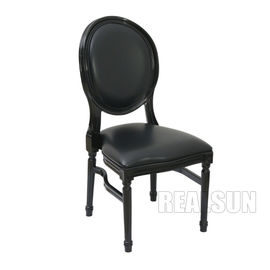 Goede prijs Het Meubilair van de het Hotelslaapkamer van de Eventingsluxe boog Achterhars Zwart Louis Chair online