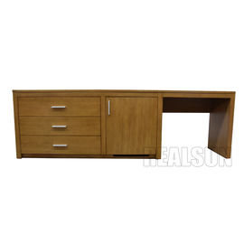 Goede prijs Hotel Aangepast Kabinetsvernisje met 42“ Breed Open Bureau 24“ Breed Mini Fridge Storage online