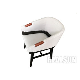 Goede prijs De nieuwe moderne van het de vrije tijdsaccent van de leerarmsteun de leunstoelen Stevige houten basis paste Vrije tijdsstoel het ontspannen stoel voor huis aan online