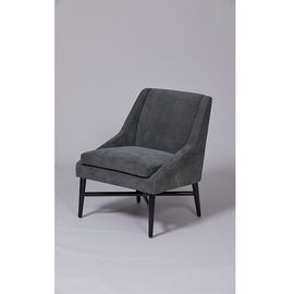 Goede prijs Het naar maat gemaakte Donkere Grey Fabric Armchairs With Stainless-Kader van het Staalmetaal online