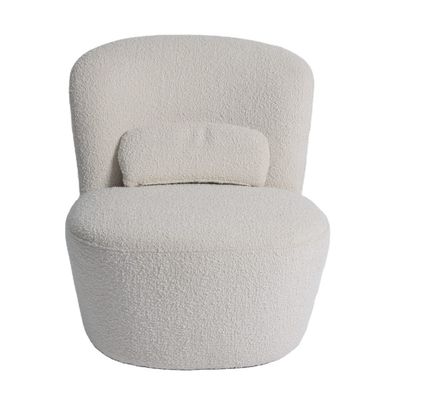 Goede prijs De enige Beige Moderne Stof Sofa Chair 75*82*70cm van de Fluweelleunstoel online