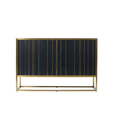 Goede prijs Modern Gouden Roestvrij staal 2 van het Buffetkabinet het Kabinet van de Deurbar voor Huishotel online