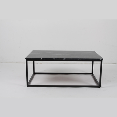 Goede prijs Noordse de Basiskoffietafel van het Stijl Marmeren Hoogste Roestvrije staal voor Woonkamer online