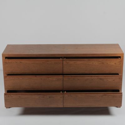 Goede prijs Het uitstekende van de de Tribuneluxe van TV van de Zes Laden Stevige Okkernoot Meubilair van de het Hotelslaapkamer online