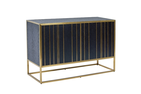 Goede prijs De gouden van de het Metaalconsole van Roestvrij staal Dubbele Deuren Stijl van de het Kabinetsluxe online