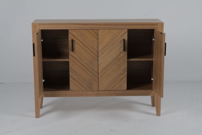 Het moderne van het Meubilairkeukenkasten van de Stijleetkamer Stevige Hout 2