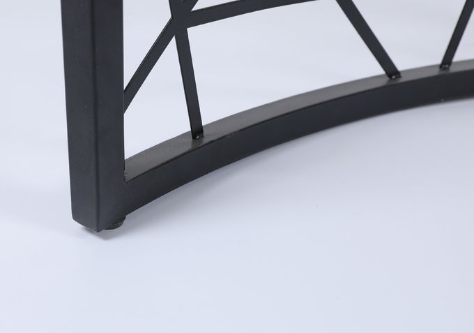 De douane boog voorconsolelijst met houten hoogste en decoratieve ijzerbasis 0