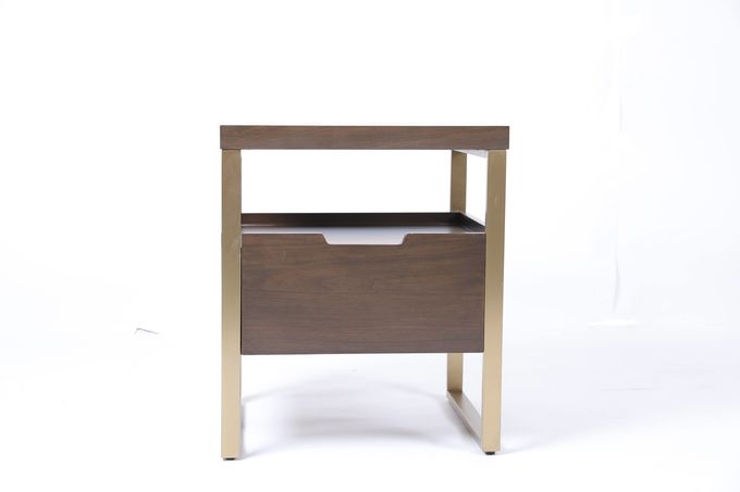 Van het de Tribunebed van de douanenacht de Lijst Stevig Houten Roestvrij staal 1