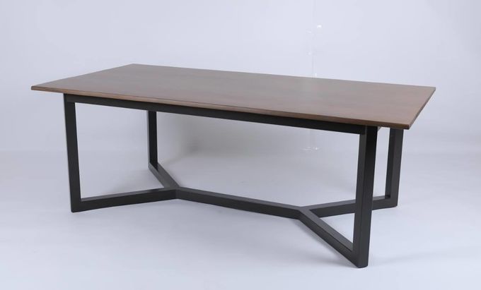 Het moderne Houten Bureau van de Slaapkamerdouane met Metaalconsole 1