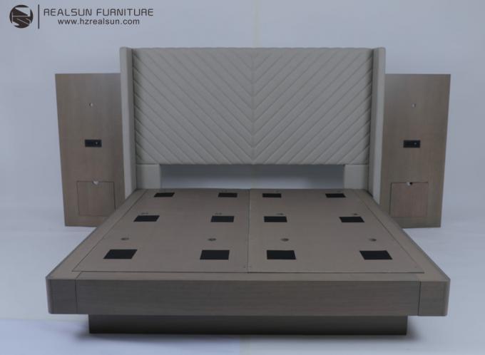 Moderne van de het Hotelslaapkamer van Koningsbed with headboard het Meubilairreeksen 1