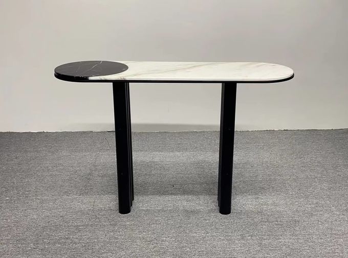 De Koffietafel van de woonkamerdouane met Marmeren Hoogste Metaalkader 1