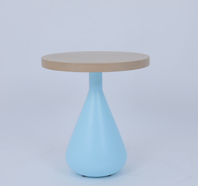 Houten ronde kleine cocktail tafel voor Hilton Hotel Side Table 2