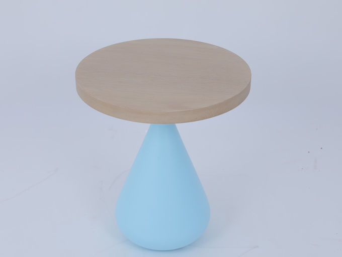Houten ronde kleine cocktail tafel voor Hilton Hotel Side Table 1