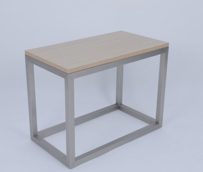 Custom Hout Top Rectangle Side Table Voor Hilton Hotel 1