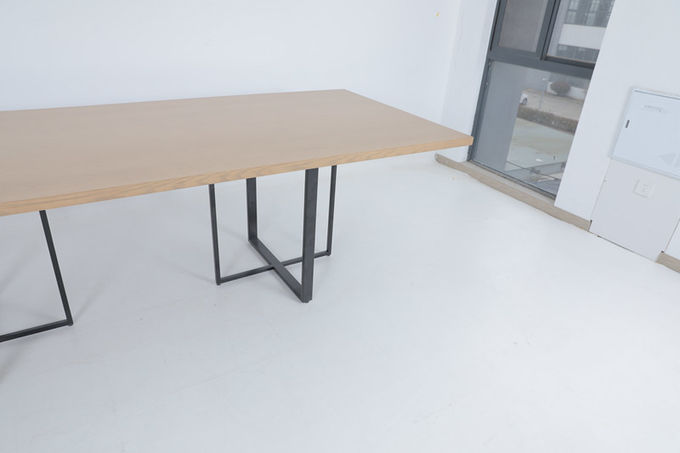 Het moderne Houten Bureau van de Slaapkamerdouane met Metaalconsole 2