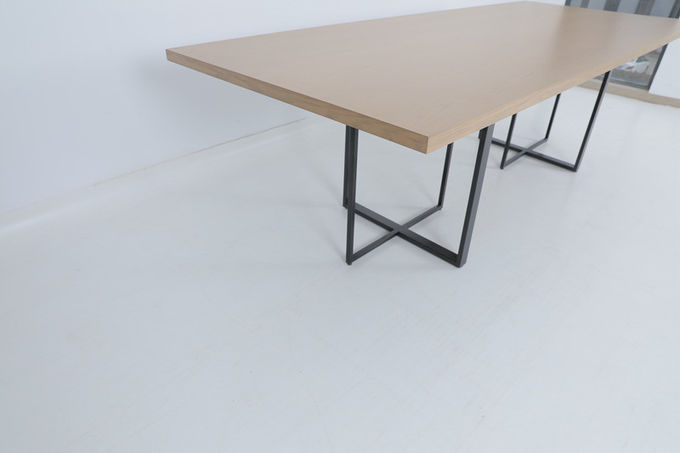 Het moderne Houten Bureau van de Slaapkamerdouane met Metaalconsole 0