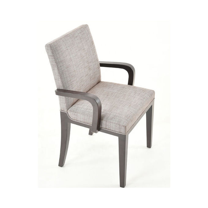 Van de de Partijvrije tijd van de huwelijksgebeurtenis het Aangepaste Embleem Sofa Chair Solid Wood Armrest 0