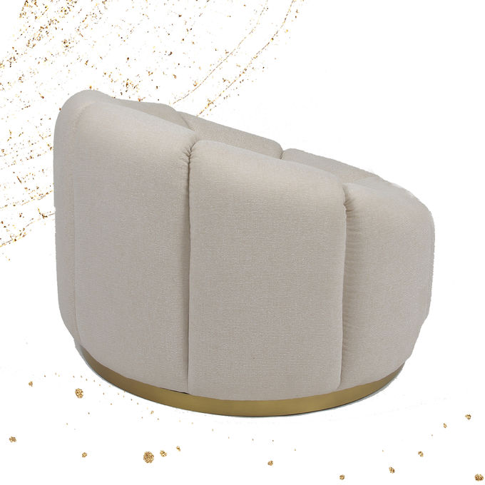 Van de het Fluweelpompoen van het woonkamermeubilair de Enige Vrije tijd Sofa With Metal Base 0