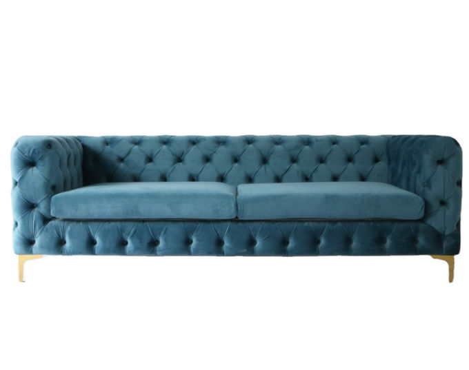 220*85*75cm Europees Modern Chesterfield Sofa Set 1