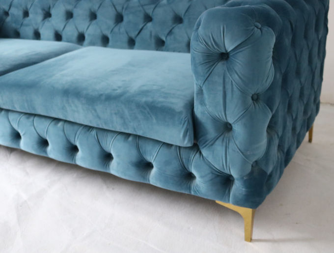 220*85*75cm Europees Modern Chesterfield Sofa Set 3