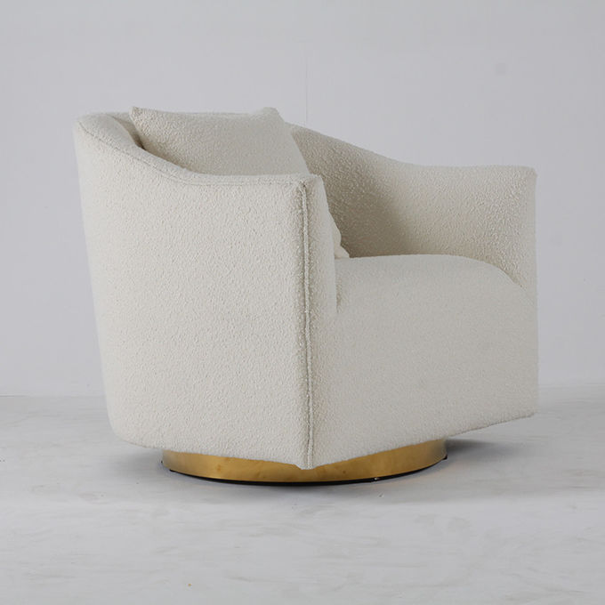 Geopende Moderne Woonkamer Sofa White Stainless Steel 2