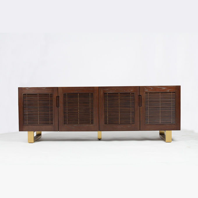 Modern Modieus Stevig Houten TV-Tribunekabinet voor Woonkamer 1