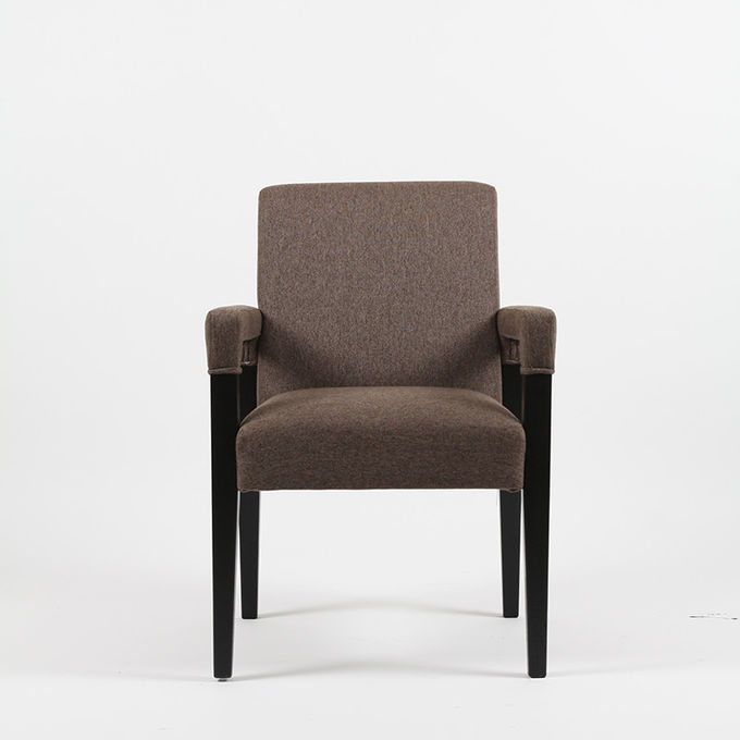 Hoge Achterstof Beklede Leunstoel voor het Dineren Woonkamer 1
