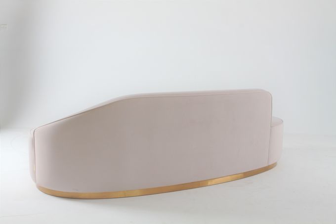Woonkamer Gebogen Sofa Chair Recliner Italian Modern-Ontwerp 2